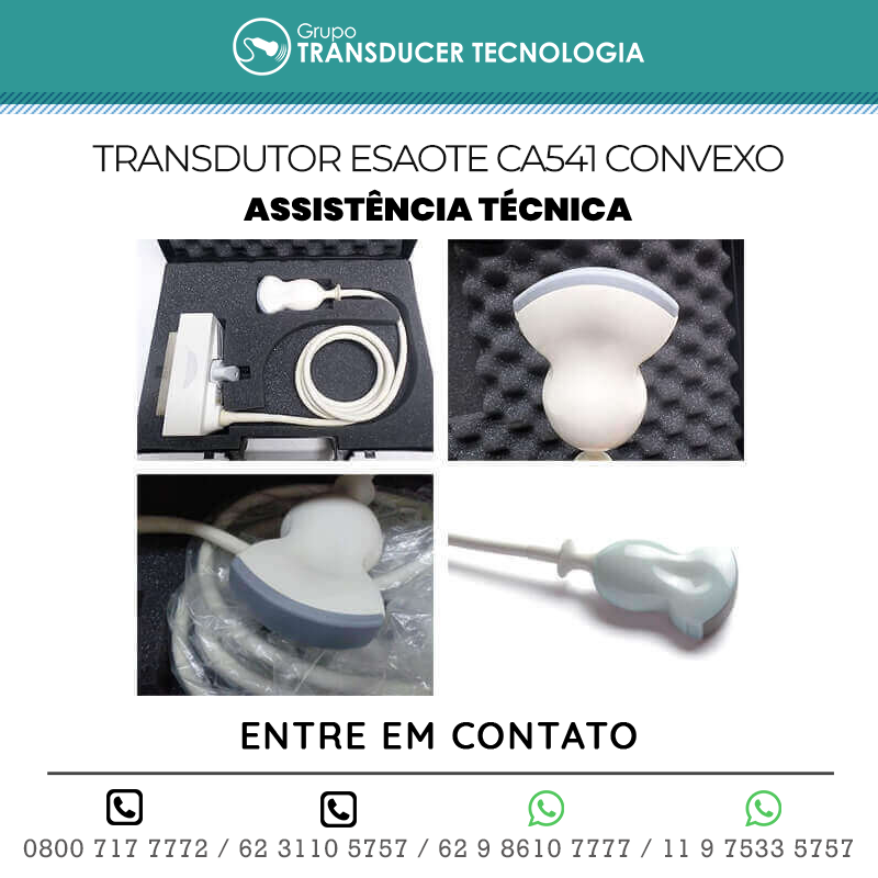 ASSISTÊNCIA TÉCNICA TRANSDUTOR ESAOTE CA541 CONVEXO