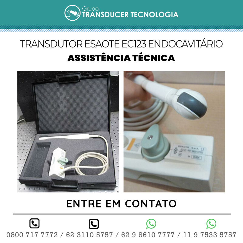 ASSISTÊNCIA TÉCNICA TRANSDUTOR ESAOTE EC123 ENDOCAVITÁRIO