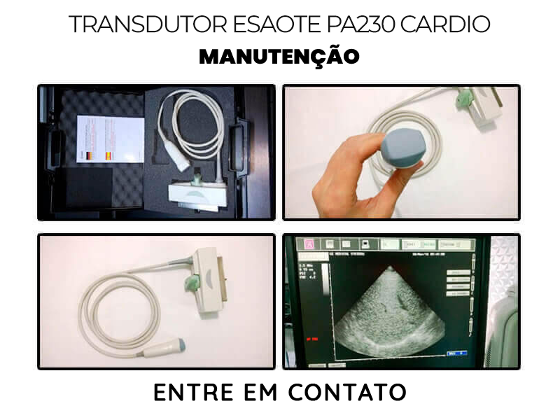 MANUTENÇÃO TRANSDUTOR ESAOTE PA230 CARDIO