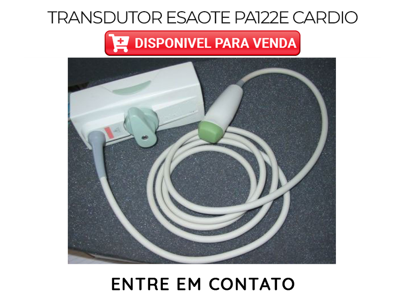 TRANSDUTOR ESAOTE PA122E CARDIO DISPONIVEL PARA VENDA